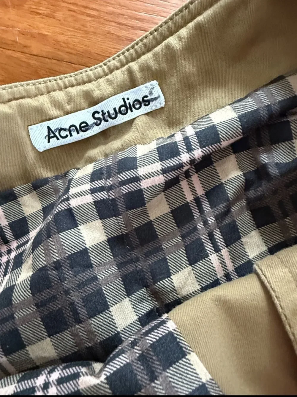 New Acne Studios Twill Midi Skirt Size 36